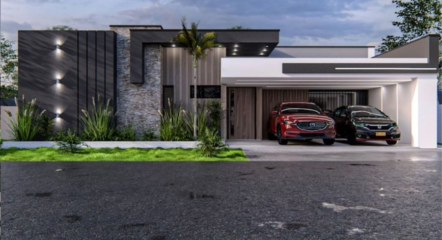 3D render of the street elevation